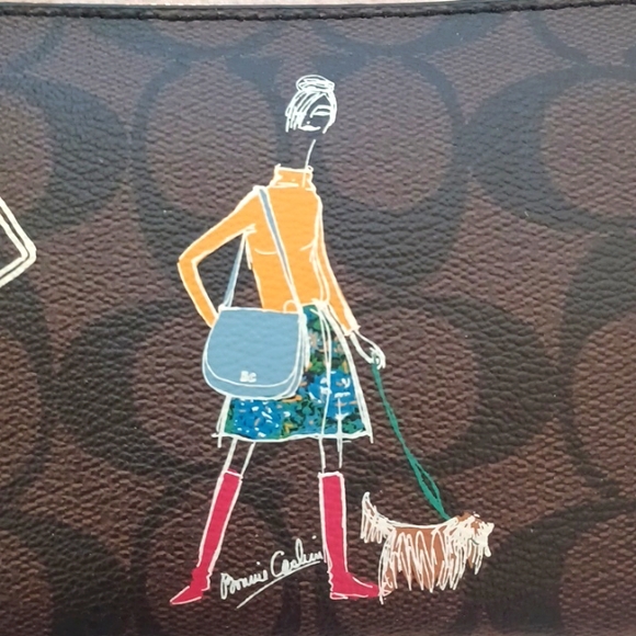 SOLD - NWT COACH Bonnie Cashin Corner Zip Wristlet - Picture 3 of 8